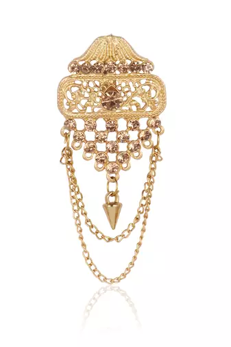  groom sherwani necklace layered moti mala for wedding | groom mala with brooch set