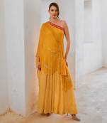 Gulbahar marigold  sitara toga & jumpsuit set