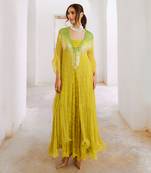 Gulbahar marigold bling kaftan