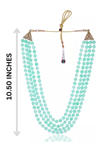   groom sherwani necklace layered moti mala for wedding | groom mala with brooch set