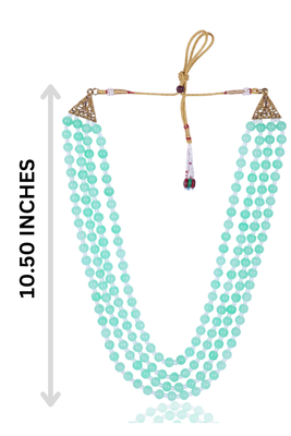   groom sherwani necklace layered moti mala for wedding | groom mala with brooch set 5