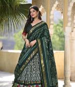 Women's Tussar Silk Lehenga Choli Set