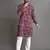Multicolor printed cotton straight kurta
