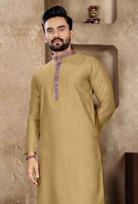 Chiku linen silk straight kurta 2