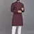 Purple weaving linen cotton straight kurta