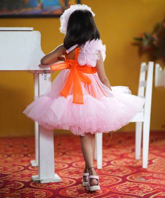 Designer party wear frock for girls 4