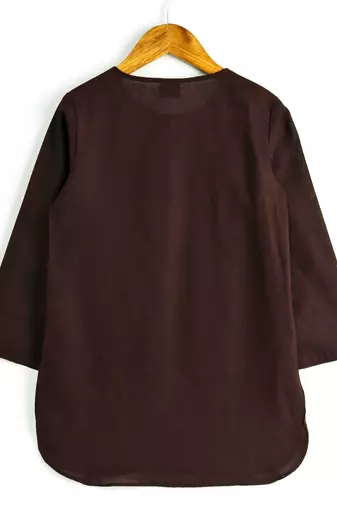 Twisha boys kurta pyjama with printed jacket - black