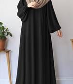 Black Plain Kashibo Abaya 