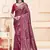 Sangam Prints Rani Satin Silk Woven Work Festival Saree