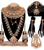 Soni craft alluring charming   kundan bridel set (1088)