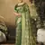 Sangam Prints Green Satin Silk Woven Work Festival Saree