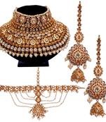 Soni craft  classic kundan  jewellery  set (1114)