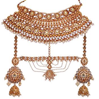 Soni craft  classic kundan  jewellery  set (1114) 2