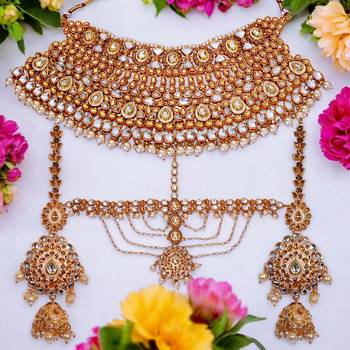 Soni craft  classic kundan  jewellery  set (1114) 3