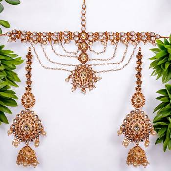 Soni craft  classic kundan  jewellery  set (1114) 4