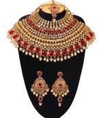 Soni craft princess elegant maroon kundan set (1118)