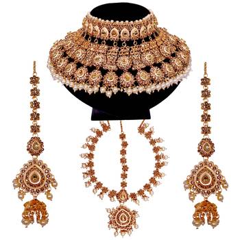 Soni craft  creative fashion jewellery choker set (1125) 1