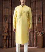 Art silk kurta pyjama for mens