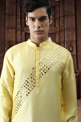 Art silk kurta pyjama for mens 2
