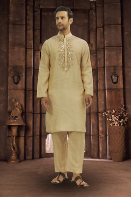 Art silk kurta pyjama for mens 1