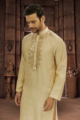 Art silk kurta pyjama for mens 2