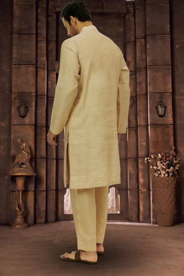Art silk kurta pyjama for mens 4