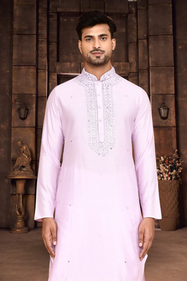 Art silk kurta patiala for mens 2