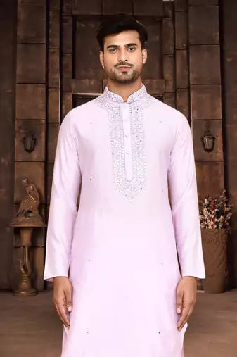 Art silk kurta patiala for mens