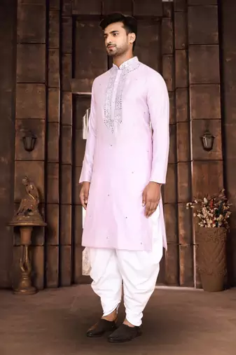Art silk kurta patiala for mens