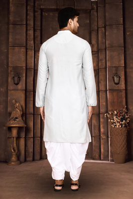 Art silk kurta patiala for mens 4