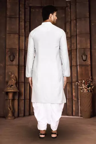 Art silk kurta patiala for mens