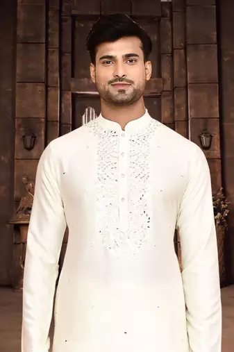 Art silk kurta patiala for mens
