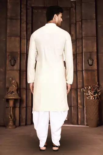 Art silk kurta patiala for mens