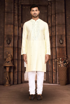 Art silk kurta pyjama for mens 1