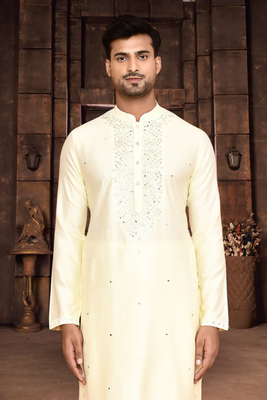 Art silk kurta pyjama for mens 2