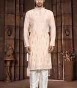 Art silk kurta pyjama for mens
