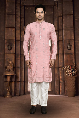 Art silk kurta pyjama for mens 1