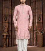 Art silk kurta pyjama for mens