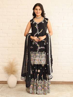 Eid special partywear sharara suit for womens,designer suit set 1