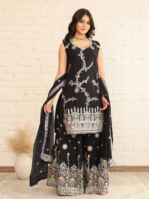Eid special partywear sharara suit for womens,designer suit set 6