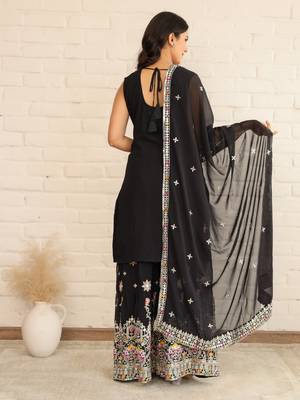 Eid special partywear sharara suit for womens,designer suit set 7