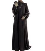 Absolute Designer Abaya with Umbrella Flare Bottom and Balloon Sleeves