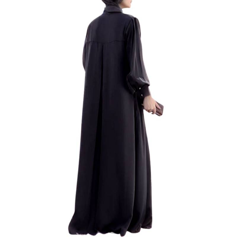 Absolute Designer Abaya with Umbrella Flare Bottom and Balloon Sleeves