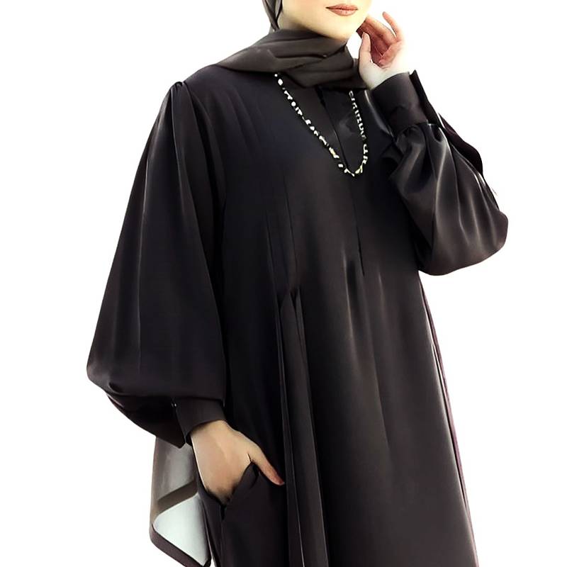 Absolute Designer Abaya with Umbrella Flare Bottom and Balloon Sleeves
