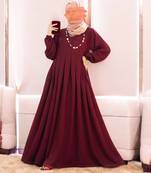 Maroon Abaya Islamic Wear for Women
