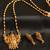 Divine antique traditional lakshmi pendant long chain set