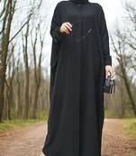  Elegant Kaftan Abaya in Luxurious Firdaus Fabric| Free Size