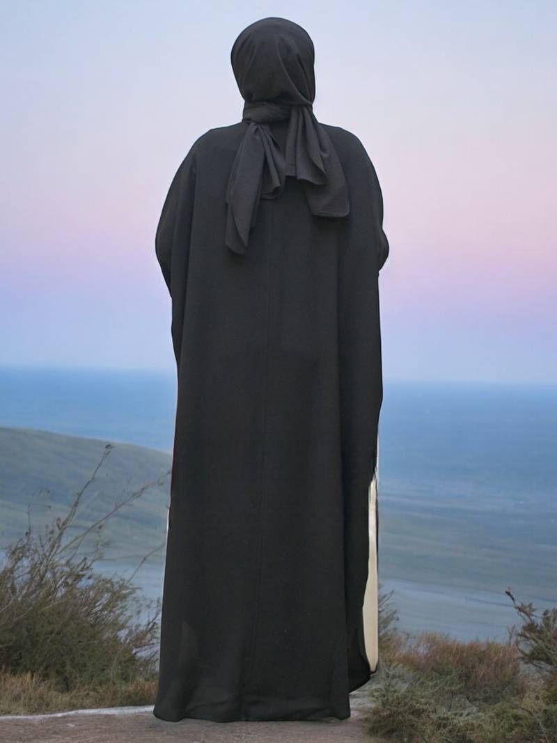  Elegant Kaftan Abaya in Luxurious Firdaus Fabric| Free Size