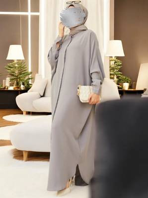  Elegant Kaftan Abaya in Luxurious Firdaus Fabric 4