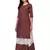 Traditional rayon fabric bandhej printed kurta with skirt